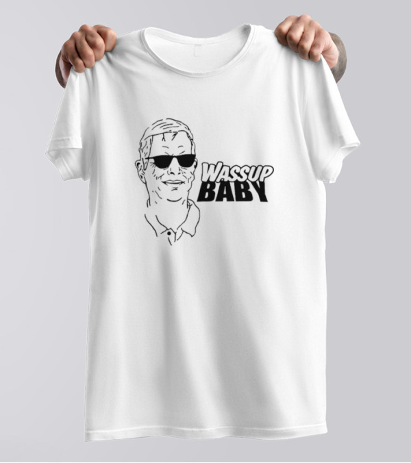 Wassup Baby Ron Rivera Sunglasses Sketch T-Shirt