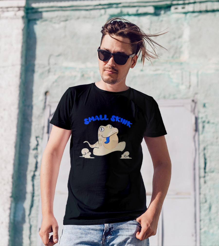 Tom Fawkes Small Skink Blue Tongue Frog T-Shirt