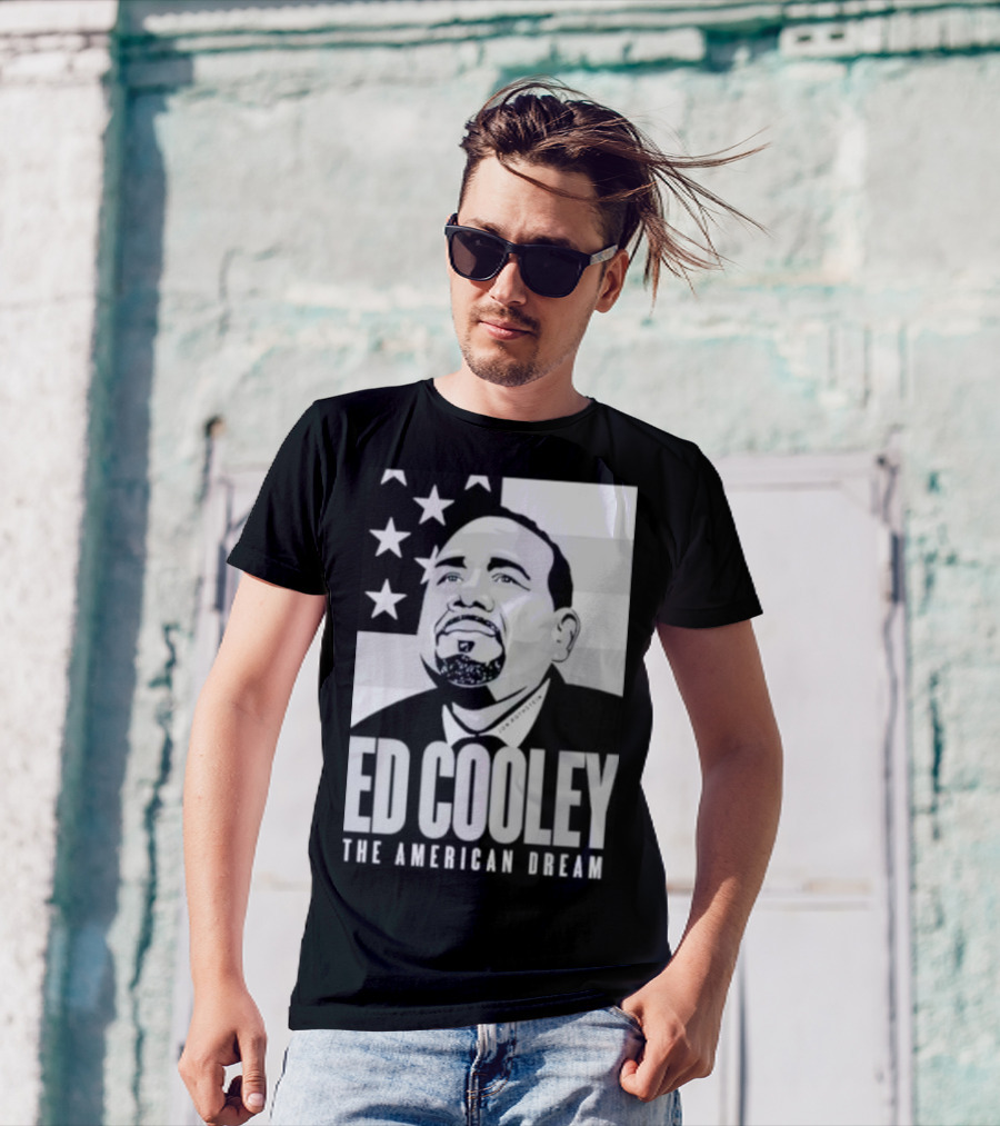 Ed Cooley The American Dream USA Flag T-Shirt
