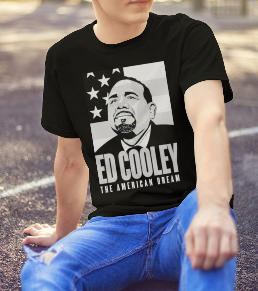 Ed Cooley The American Dream USA Flag T-Shirt