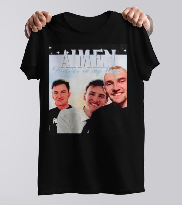AIMEN Forever In My Heart With Smiling Friends And Stars T-Shirt