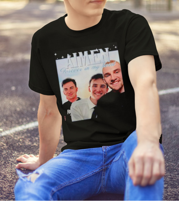 AIMEN Forever In My Heart With Smiling Friends And Stars T-Shirt