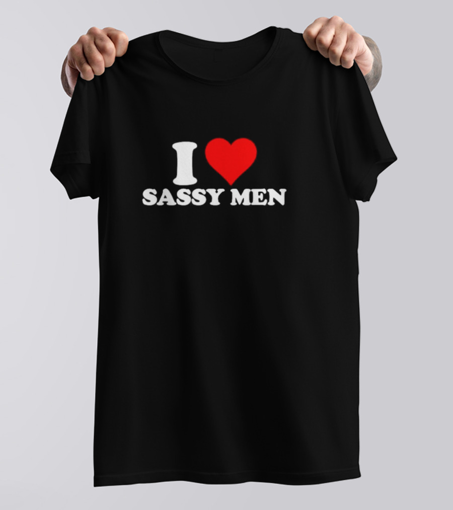 I Heart Sassy Men T-Shirt