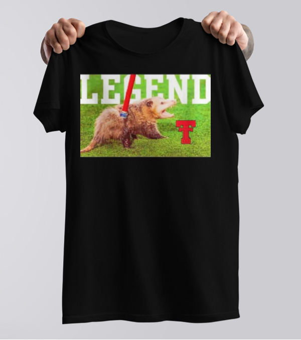 Opossum Legend Texas Tech Football T-Shirt