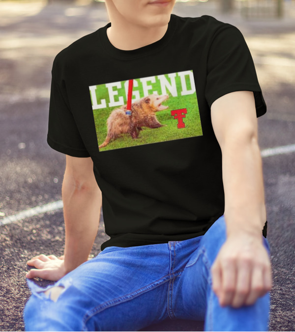 Opossum Legend Texas Tech Football T-Shirt