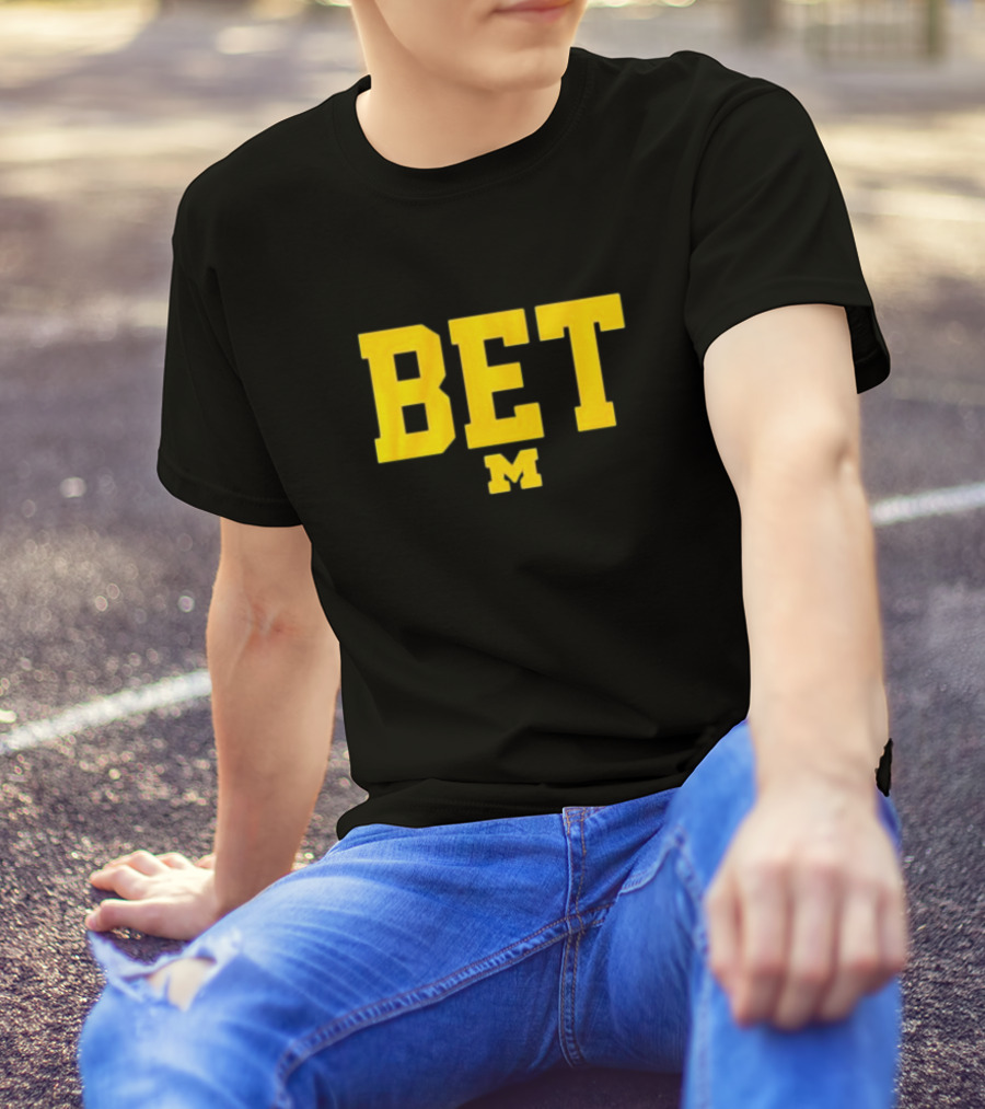 Michigan Football M BET T-Shirt