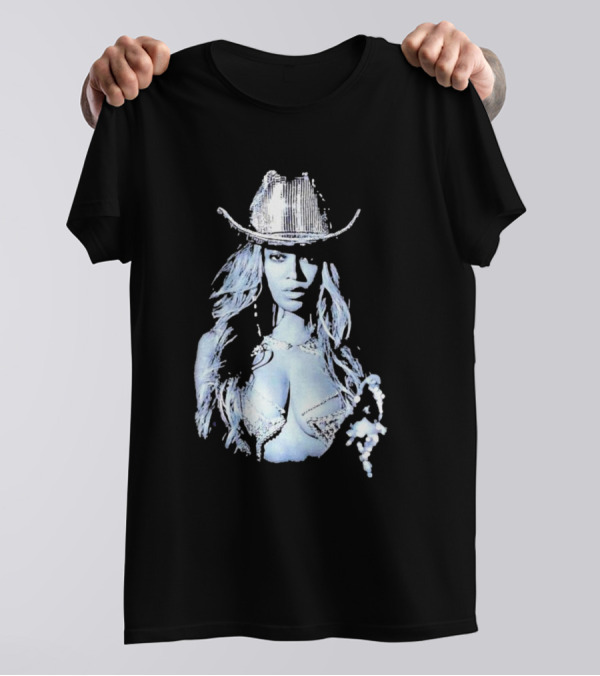 Beyonce Renaissance World Tour Cowgirl Hat Glamorous T-Shirt