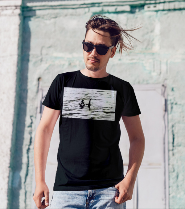 Louis Wearing Palace Nessie Surfers On Loch Ness Monster T-Shirt