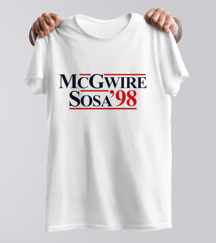 McGwire Sosa '98 Baseball Home Run Chase T-Shirt