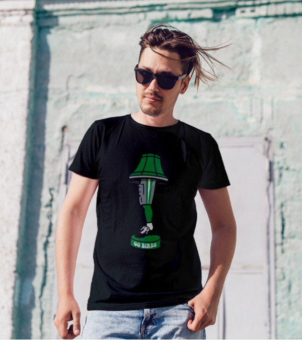 Go Birds Leg Lamp Christmas T-Shirt