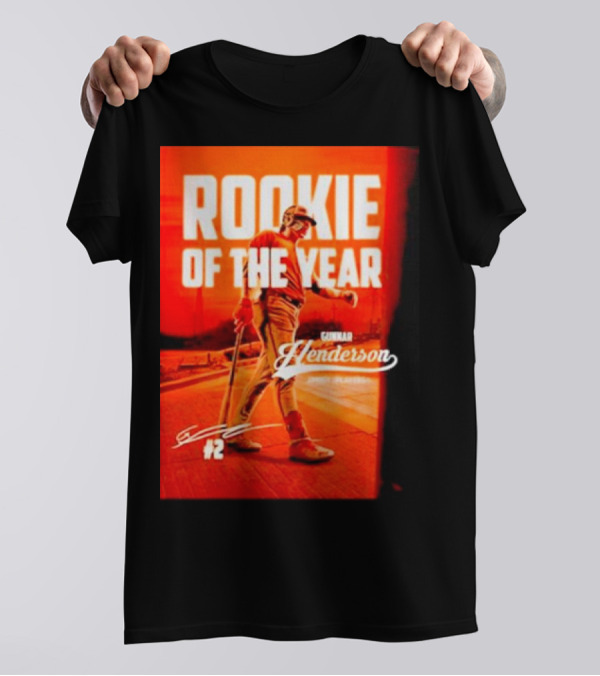 Gunnar Henderson #2 Rookie Of The Year ’23 T-Shirt