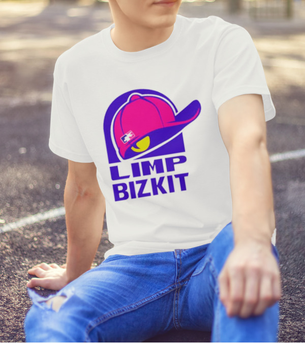 Limp Bizkit Logo With Pink Hat And Taco Bell T-Shirt