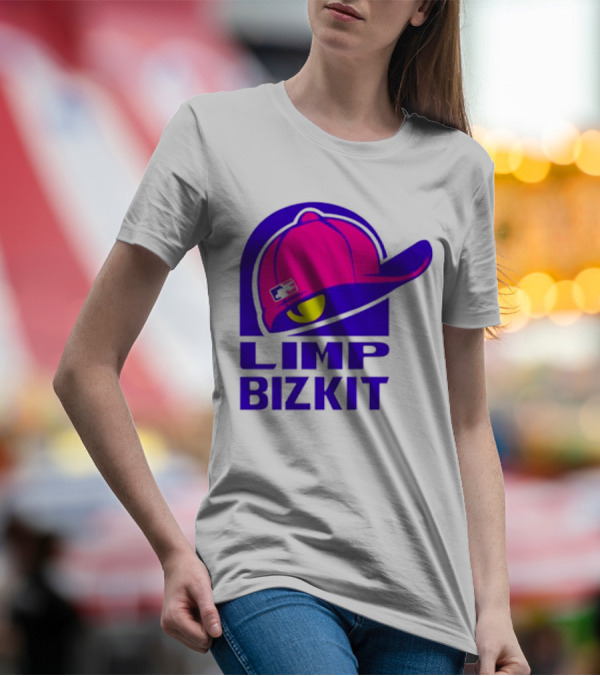 Limp Bizkit Logo With Pink Hat And Taco Bell T-Shirt