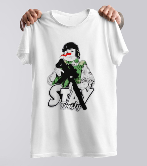 Stay Frosty Snowman Army T-Shirt