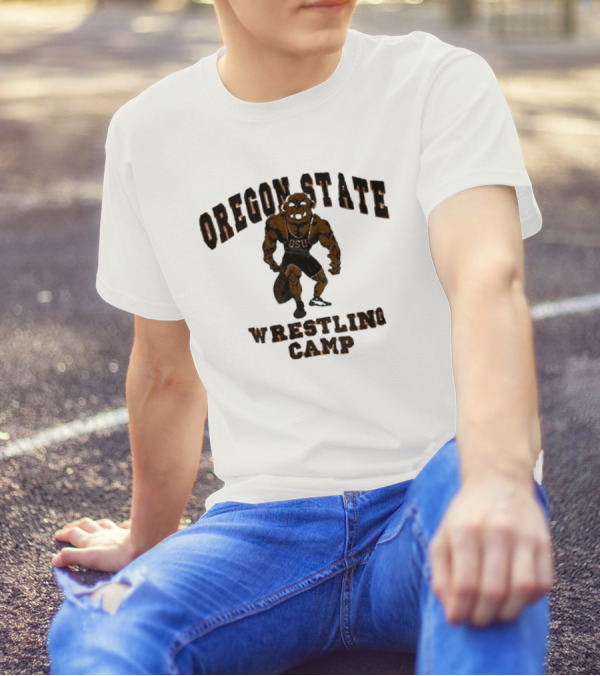 Oregon State OSU Wrestling Camp Vintage Beavers T-Shirt