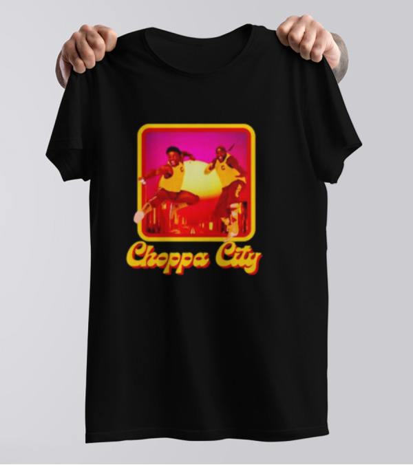 Atiba Choppa City Basketball Jump Action Duo In Yellow Outfits T-Shirt
