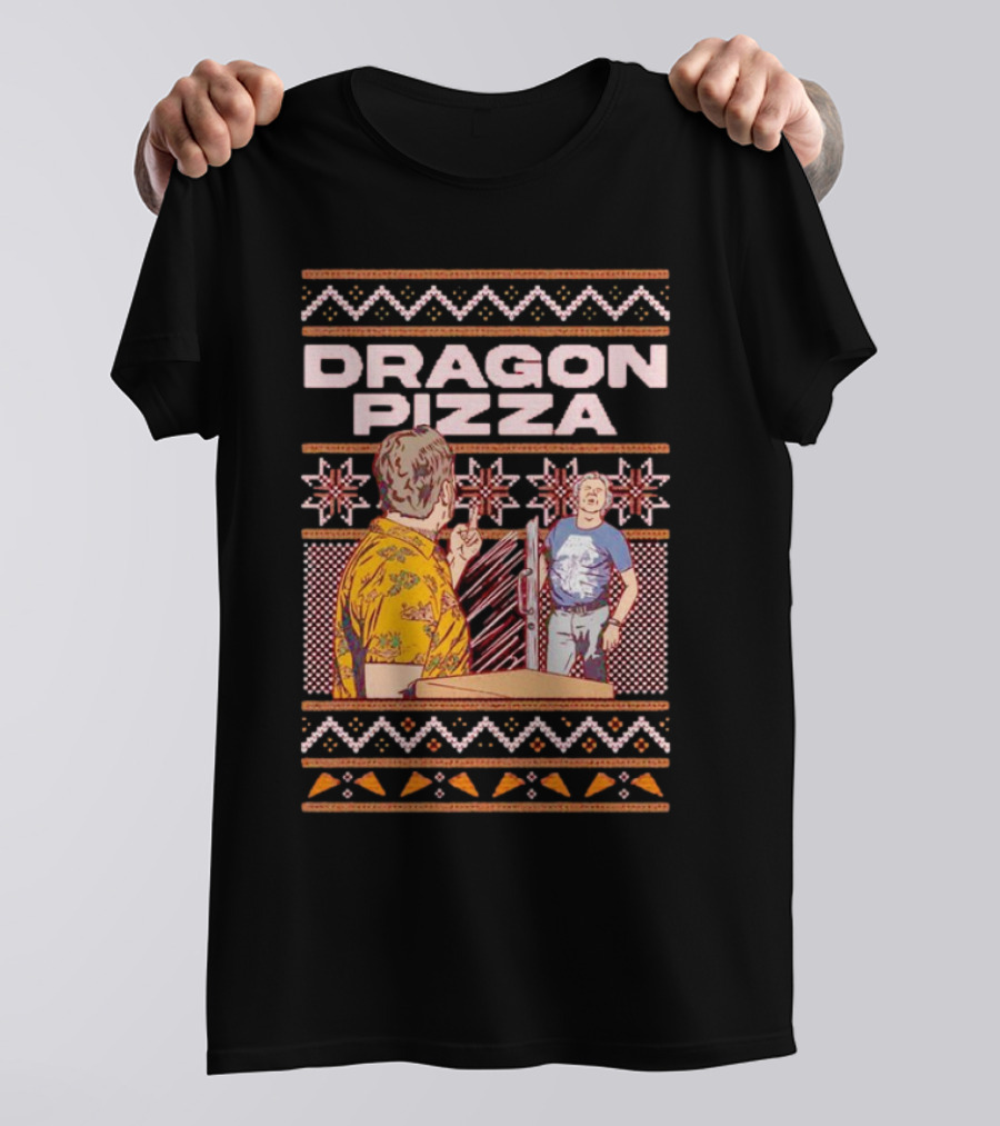 Dragon Pizza Dave Portnoy Retro T-Shirt