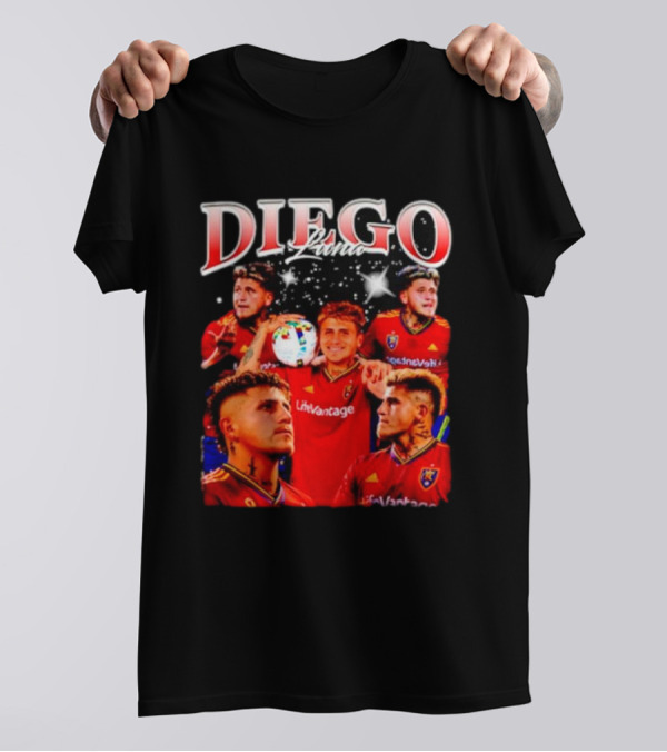 Diego Luna Real Salt Lake Soccer Star Bootleg T-Shirt