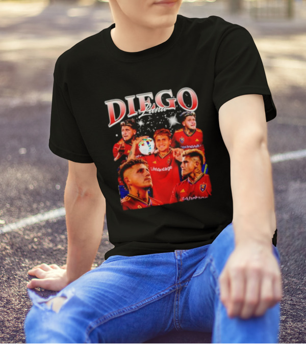 Diego Luna Real Salt Lake Soccer Star Bootleg T-Shirt