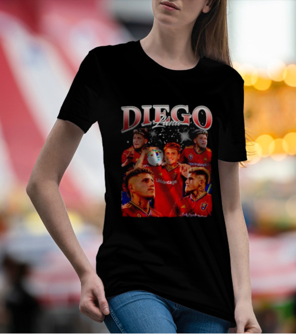 Diego Luna Real Salt Lake Soccer Star Bootleg T-Shirt