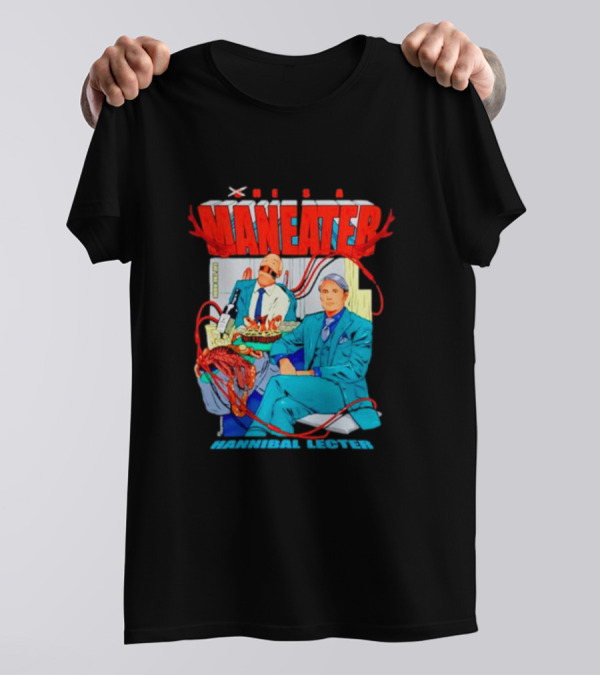 Maneater Hannibal Lecter Vintage Comic T-Shirt