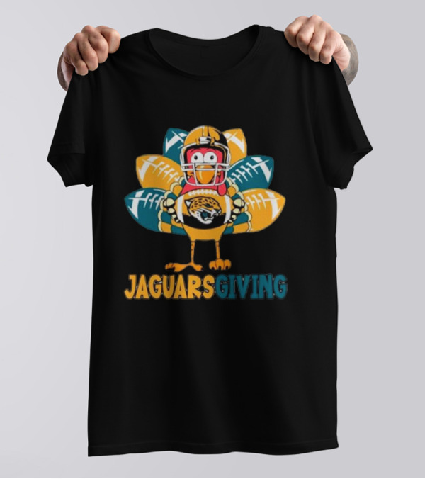 Jaguarsgiving Thanksgiving Jacksonville Jaguars Turkey T-Shirt