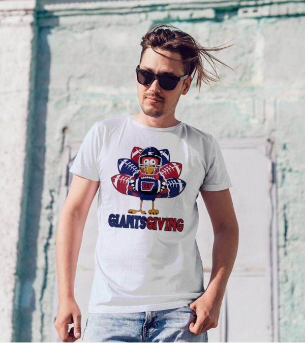 New York Giants Turkey Football Giantsgiving Thanksgiving T-Shirt