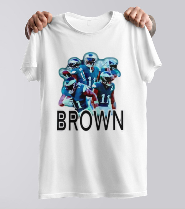 Philadelphia Eagles AJ Brown NFL Football T-Shirt