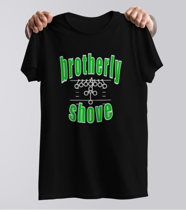 Brotherly Shove Philly Eagles Play Diagram T-Shirt