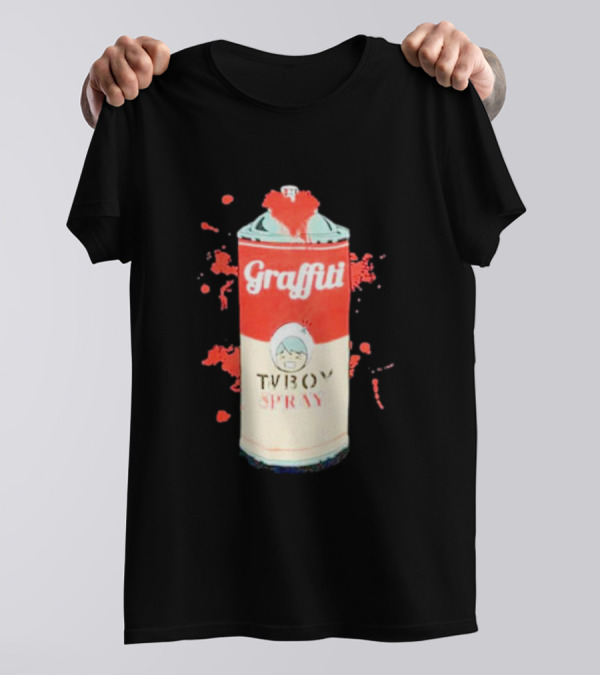 Graffiti TV Boy Spray Can Art Shawn Stockman T-Shirt