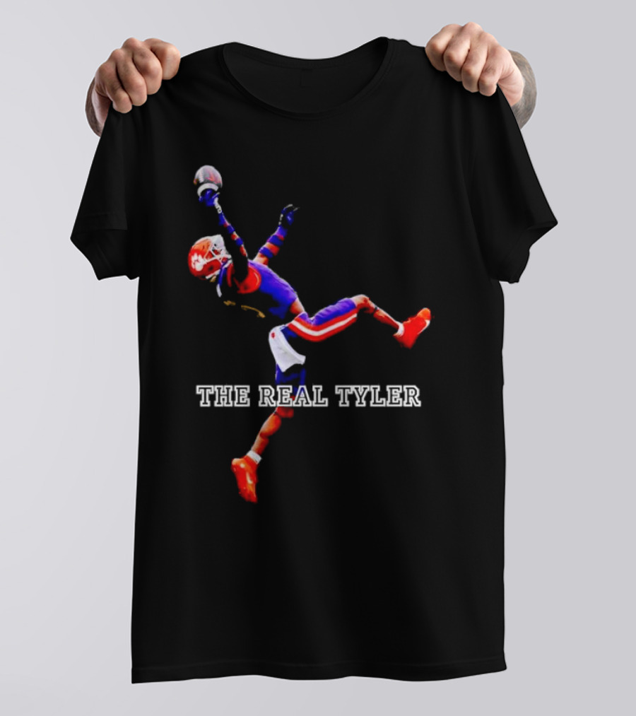 Clemson Tigers The Real Tyler Browns Football Catch T-Shirt