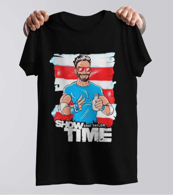 Eric Taylor Show Time Peace Pose And Drink T-Shirt
