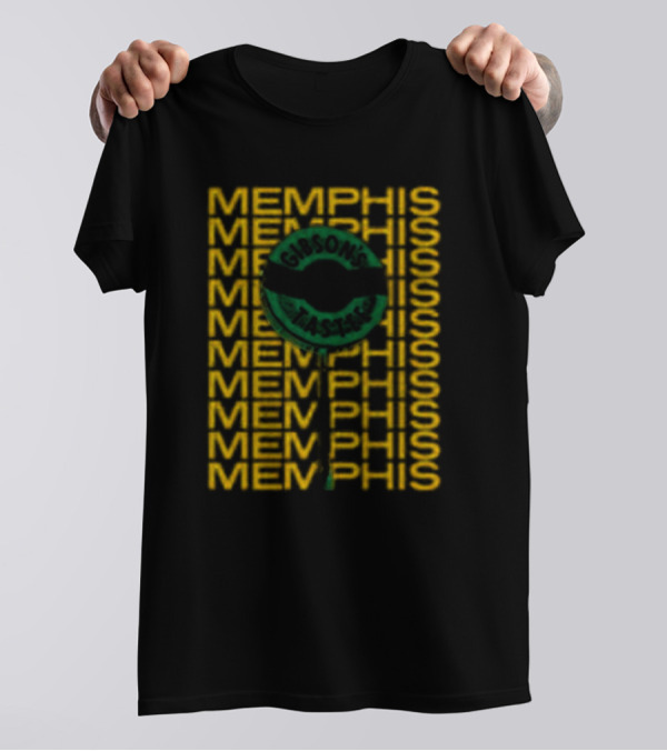 Gibson's Donuts Memphis Iconic Sweet Indulgence In Classic Green T-Shirt