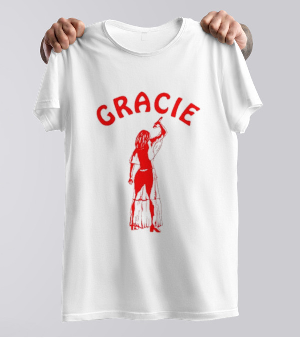 Gracie Abrams Red Silhouette Woman T-Shirt