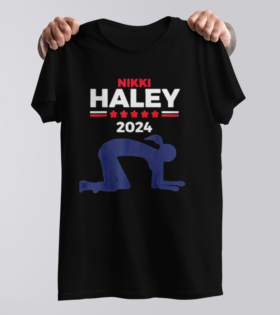 Nikki Haley 2024 Red Stars Political Campaign T-Shirt