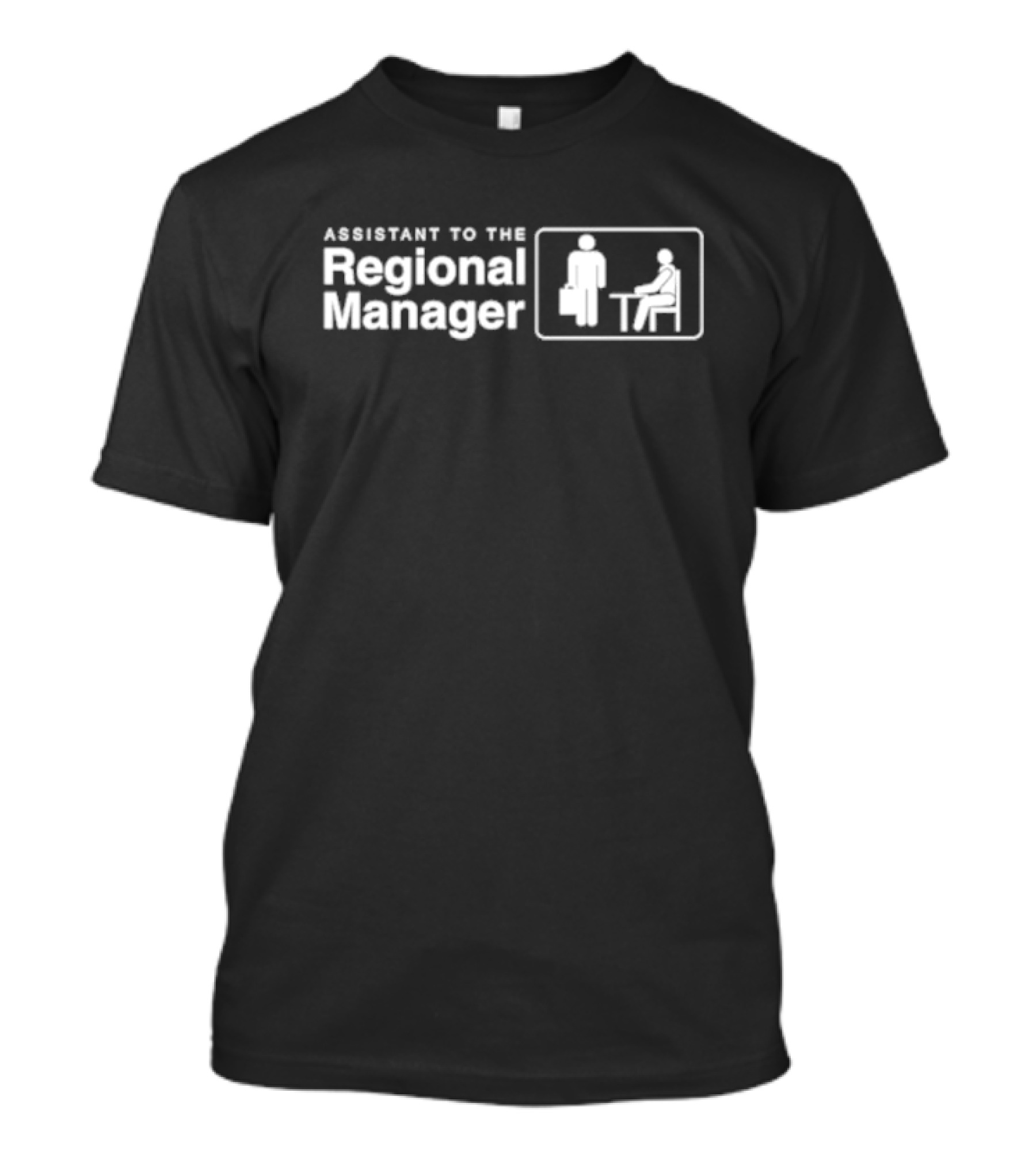 Assistant To The Regional Manager Office Humor Tee Graphic With Iconic Workplace Desk And Manager T-Shirt