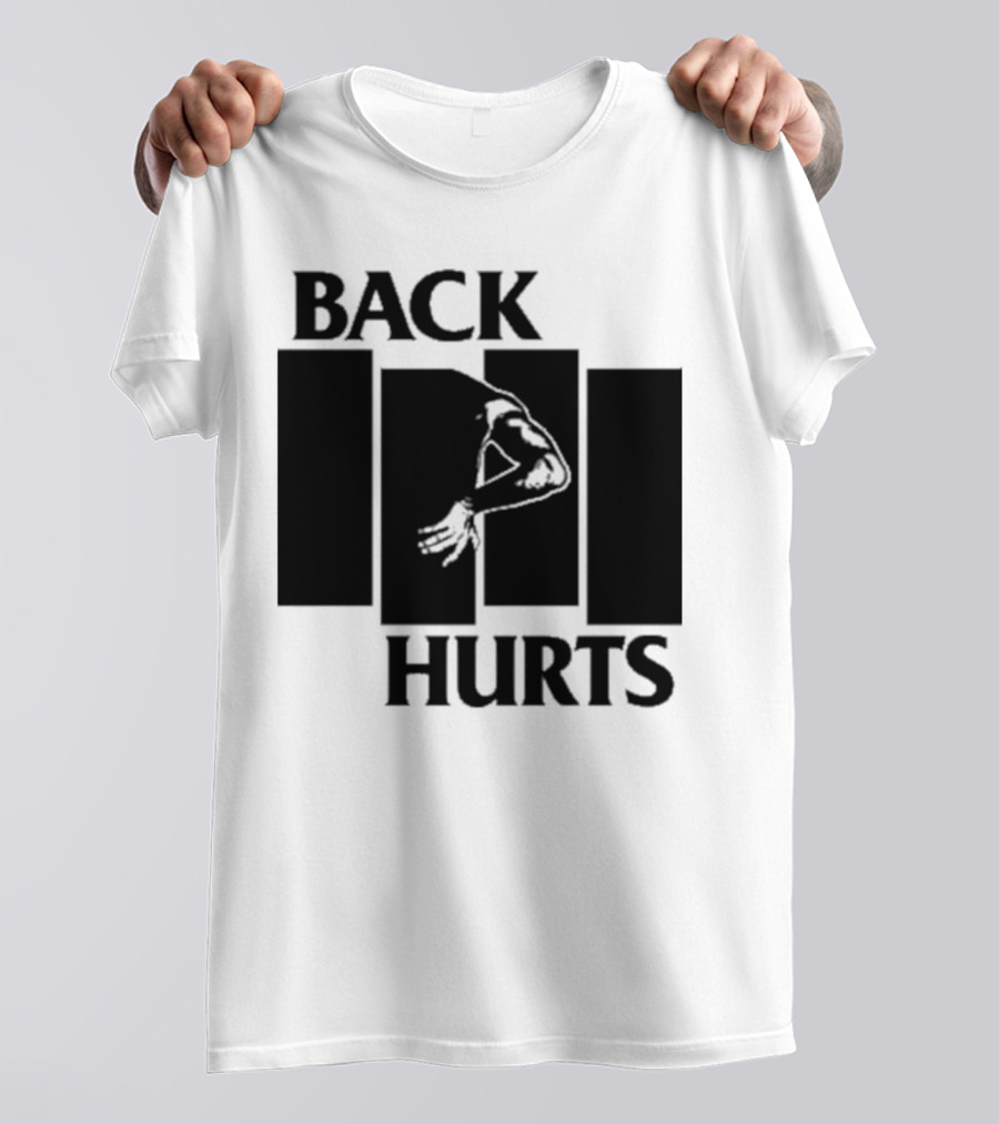 Black Flag Back Hurts T-Shirt