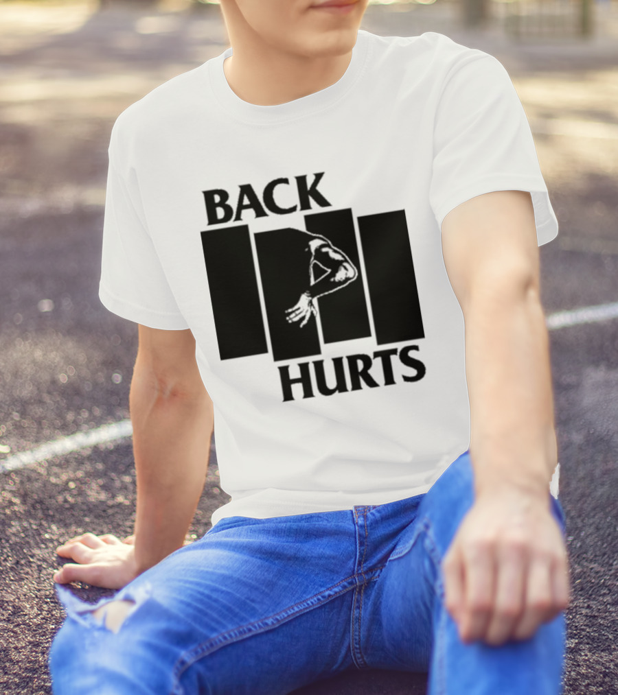 Black Flag Back Hurts T-Shirt