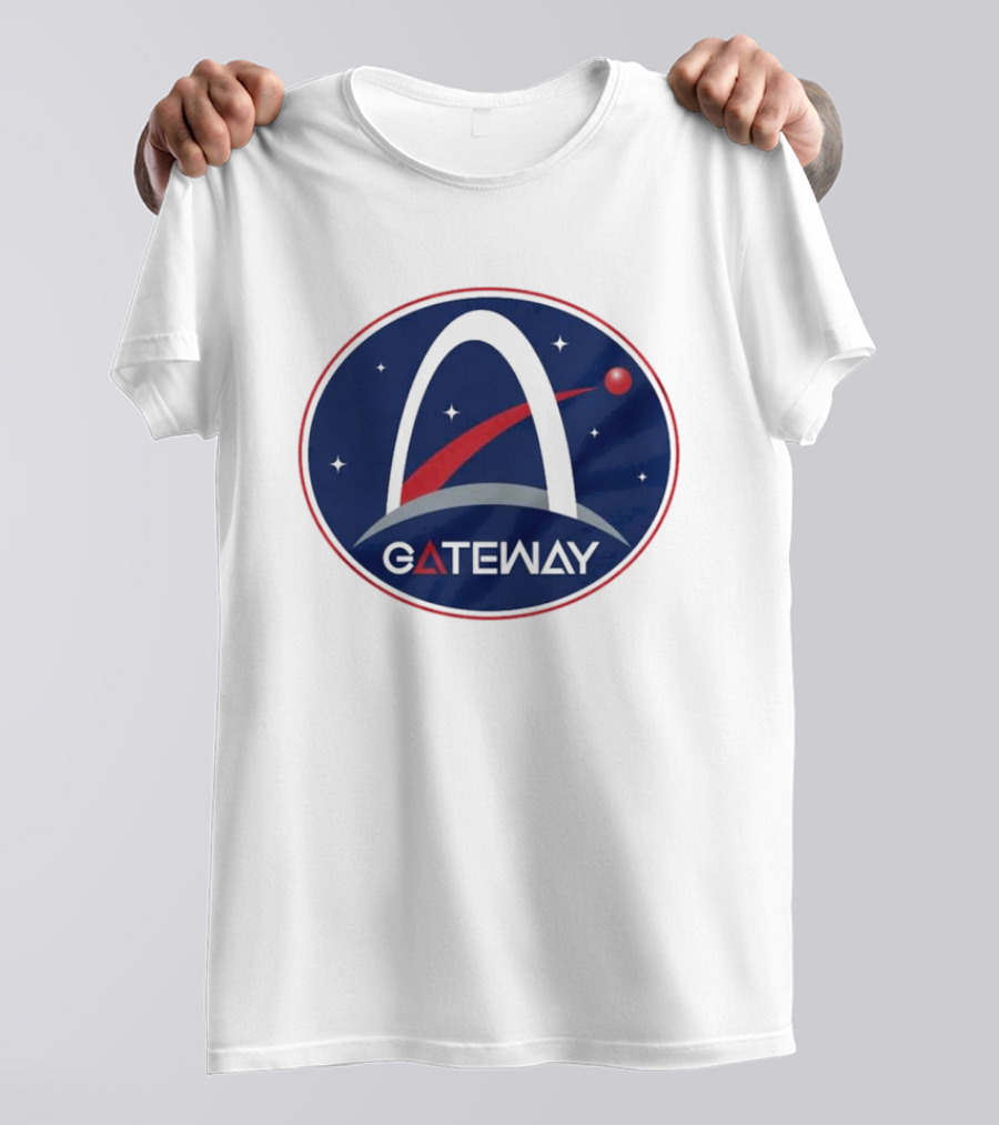 Gateway Program NASA Inspired St. Louis Arch T-Shirt