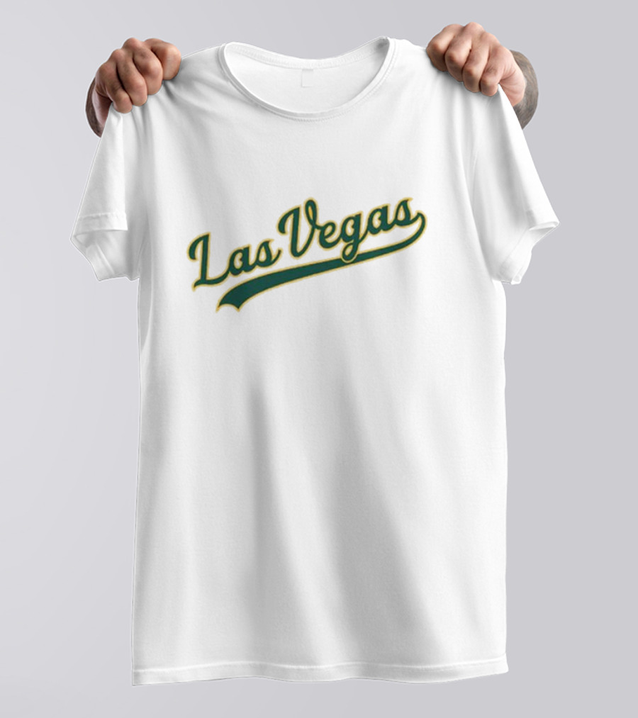 Las Vegas Baseball Script T-Shirt