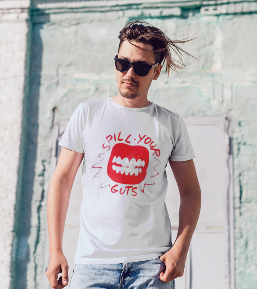 Spill Your Guts Red Mouth T-Shirt