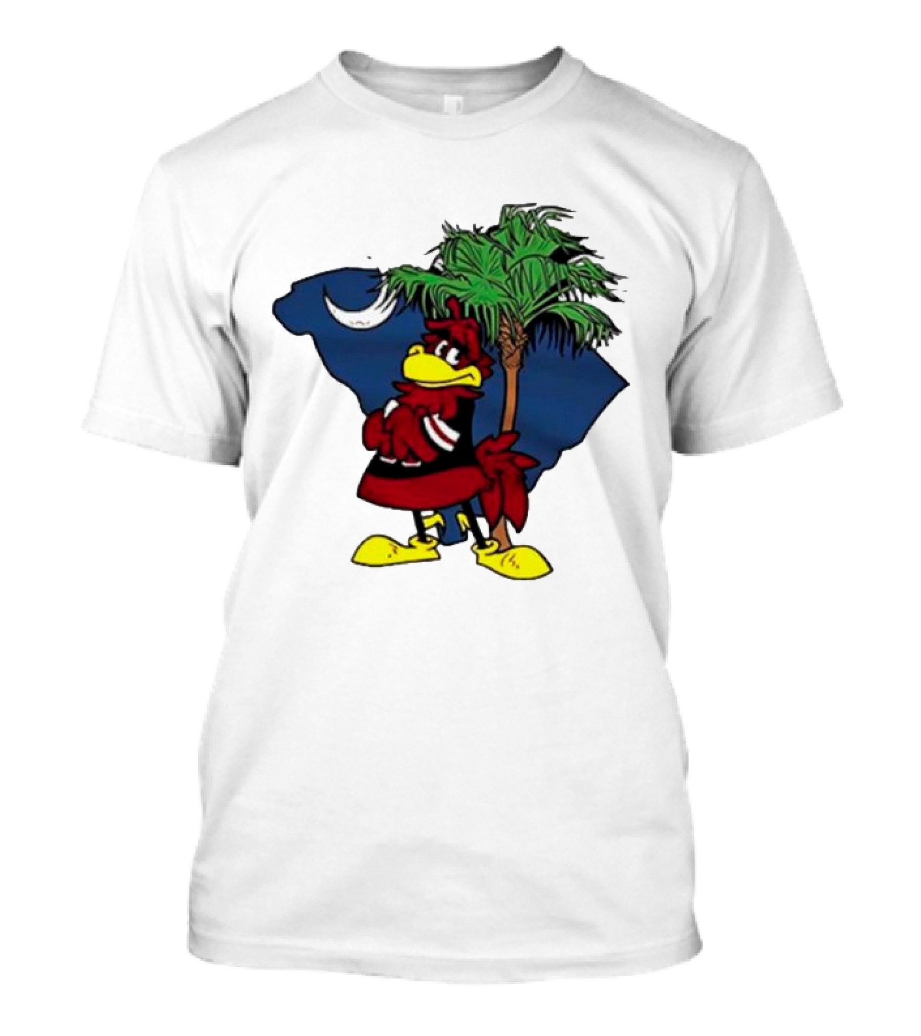 South Carolina Gamecocks Palmetto Moon Mascot T-Shirt