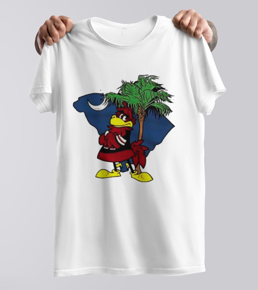 South Carolina Gamecocks Palmetto Moon Mascot T-Shirt