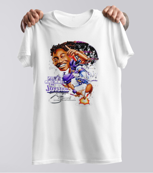Zay’s Arcade The Joystick Zay Flowers Rookie Season Collaborator T-Shirt