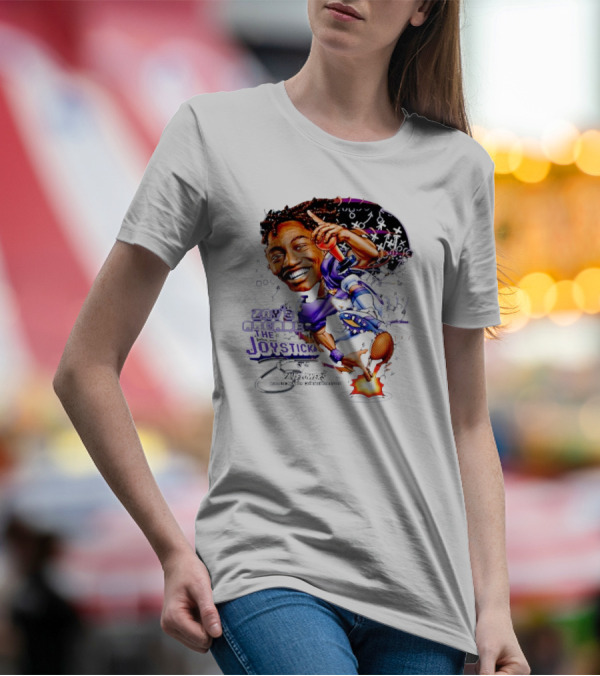 Zay’s Arcade The Joystick Zay Flowers Rookie Season Collaborator T-Shirt