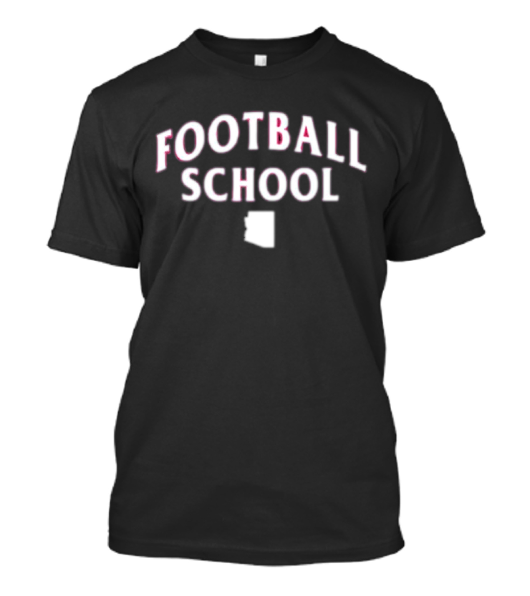 Football School Arizona State Shape T-Shirt