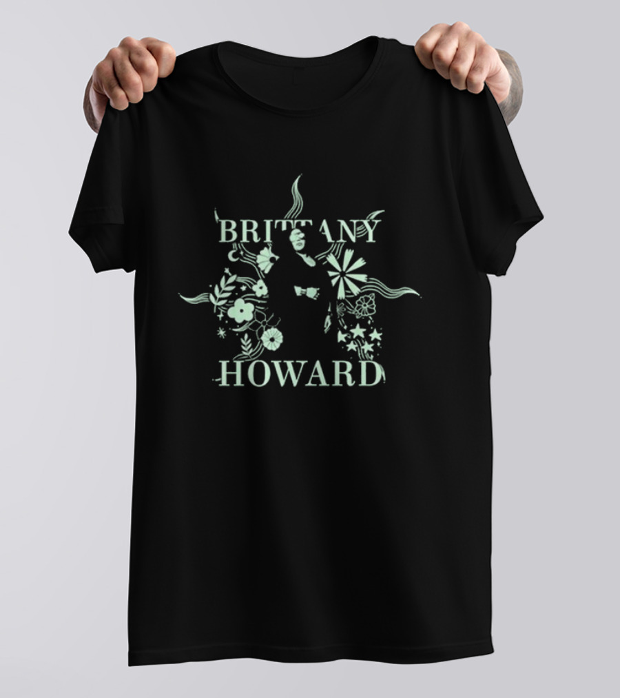 BRITTANY HOWARD Flower And Stars Motif T-Shirt