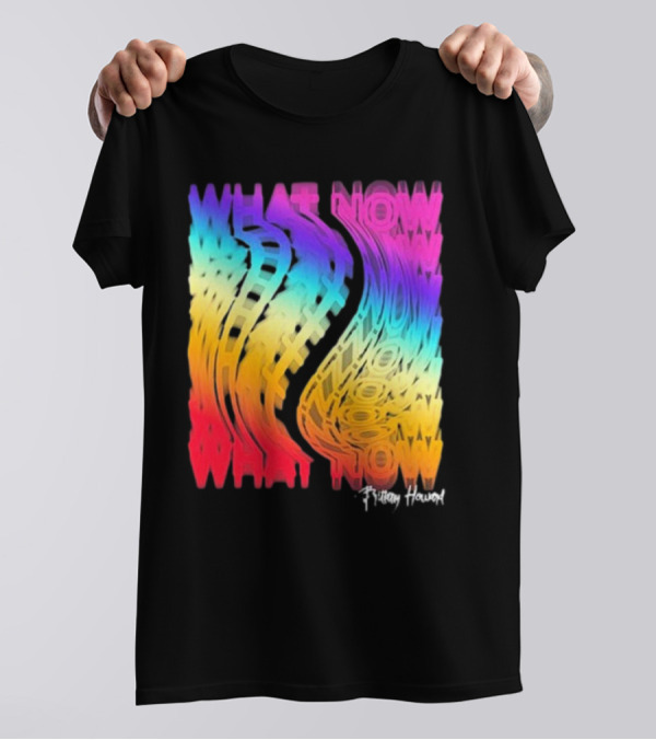 Brittany Howard What Now Colorful Distorted Text T-Shirt