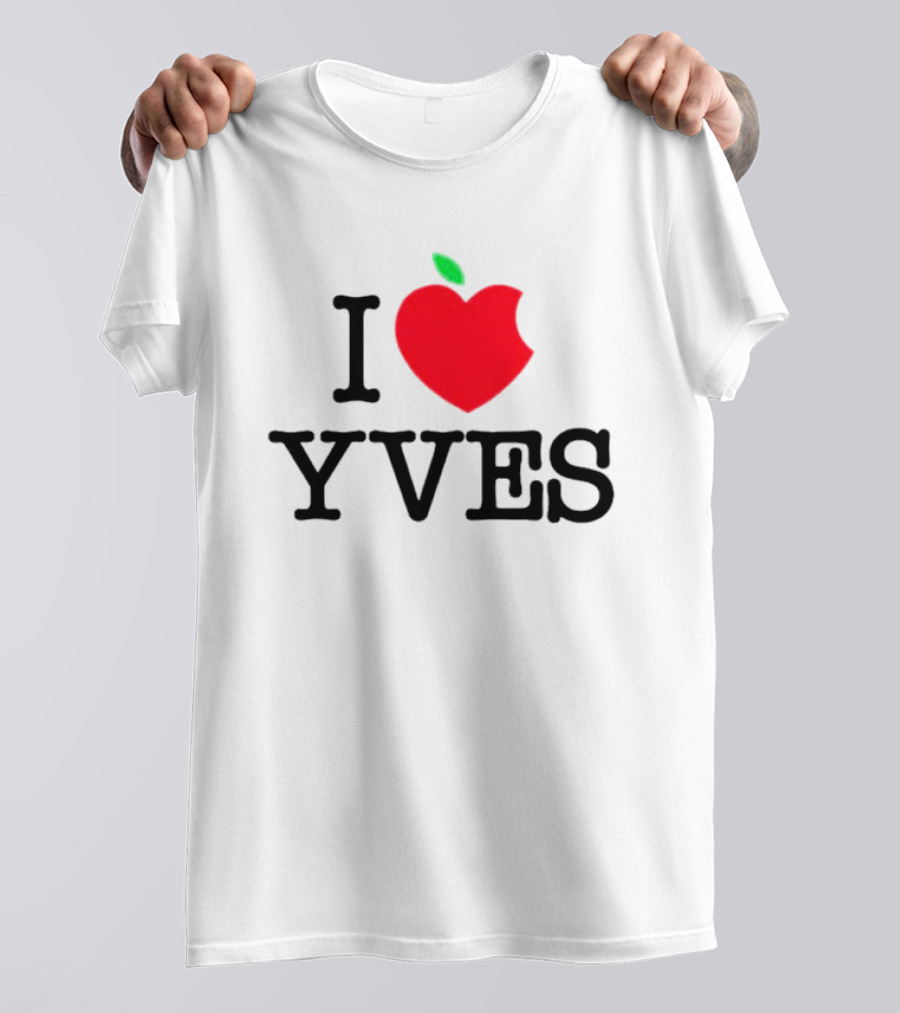 I Heart Apple Yves Red Apple T-Shirt