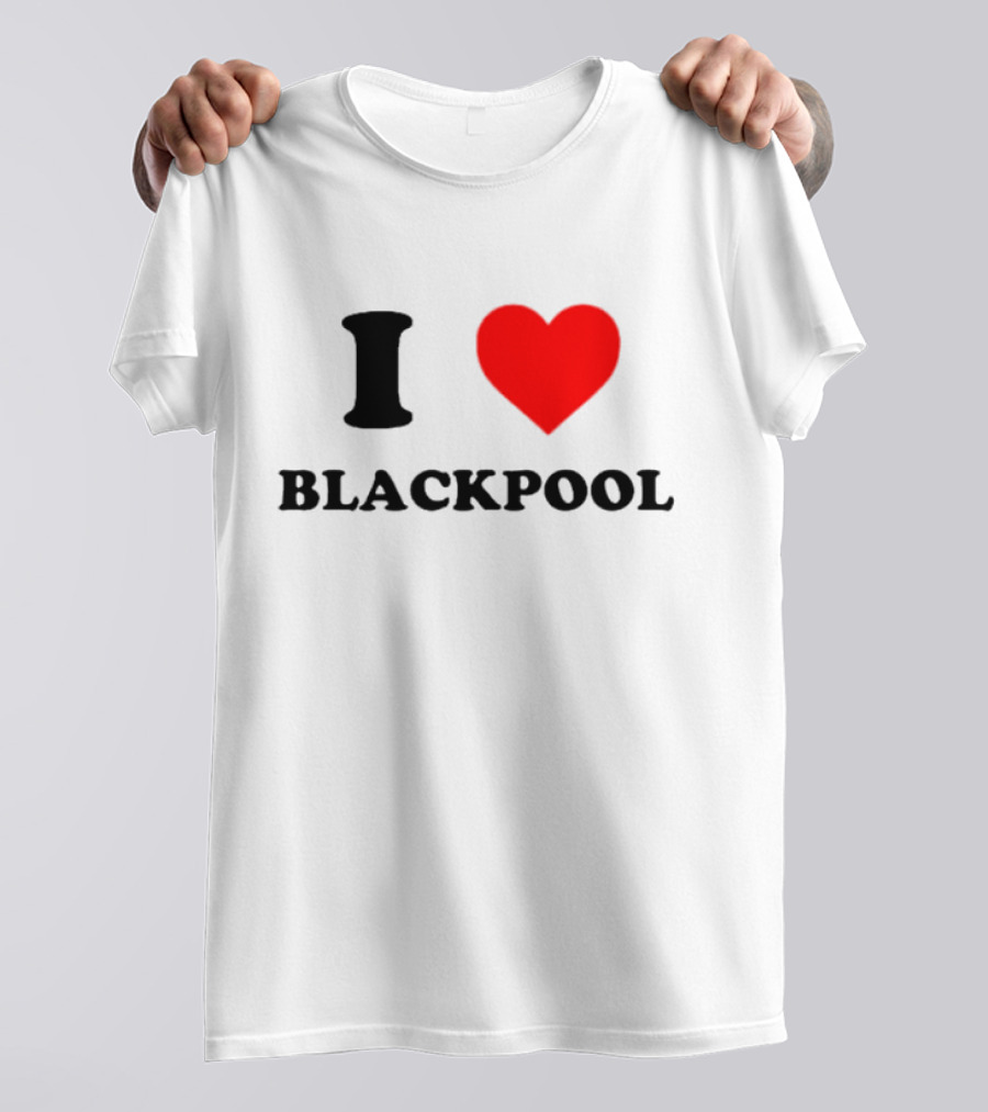 I Love Blackpool Heart T-Shirt